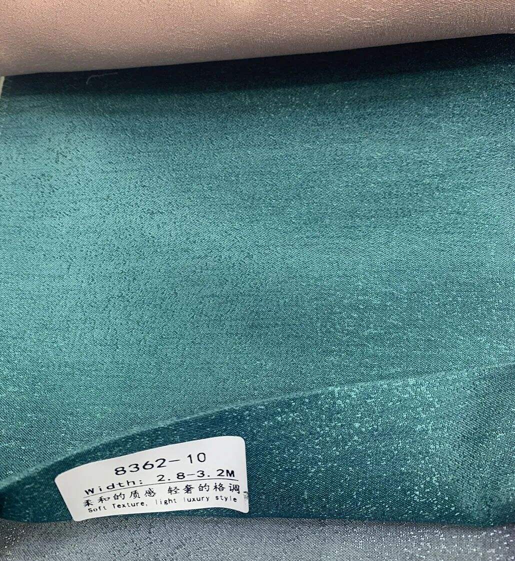 Foulola News:8362# 2.8/3.2m Width Blackout Linen Style Curtain factory