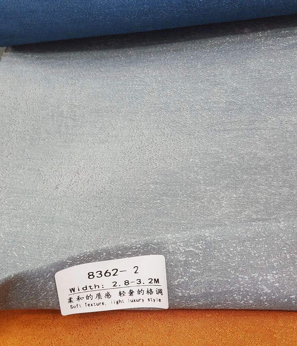 Foulola News:8362# 2.8/3.2m Width Blackout Linen Style Curtain supplier