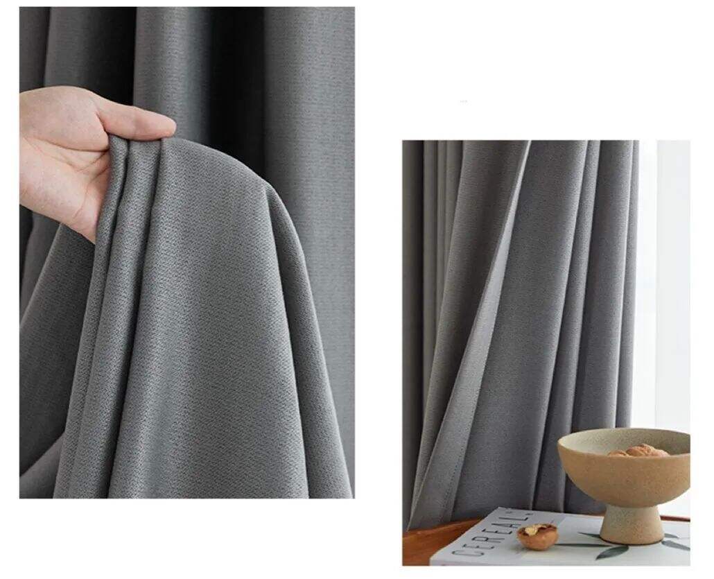 Foulola News:668# 2.8/3.2m Width Blackout Linen Curtain supplier