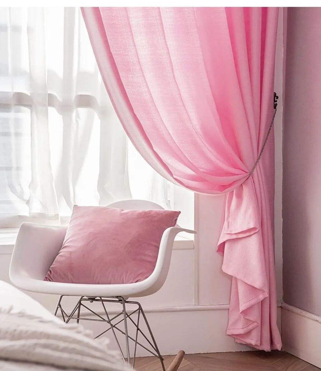 Foulola: LMS# Colorful Thick Linen，170gsm details