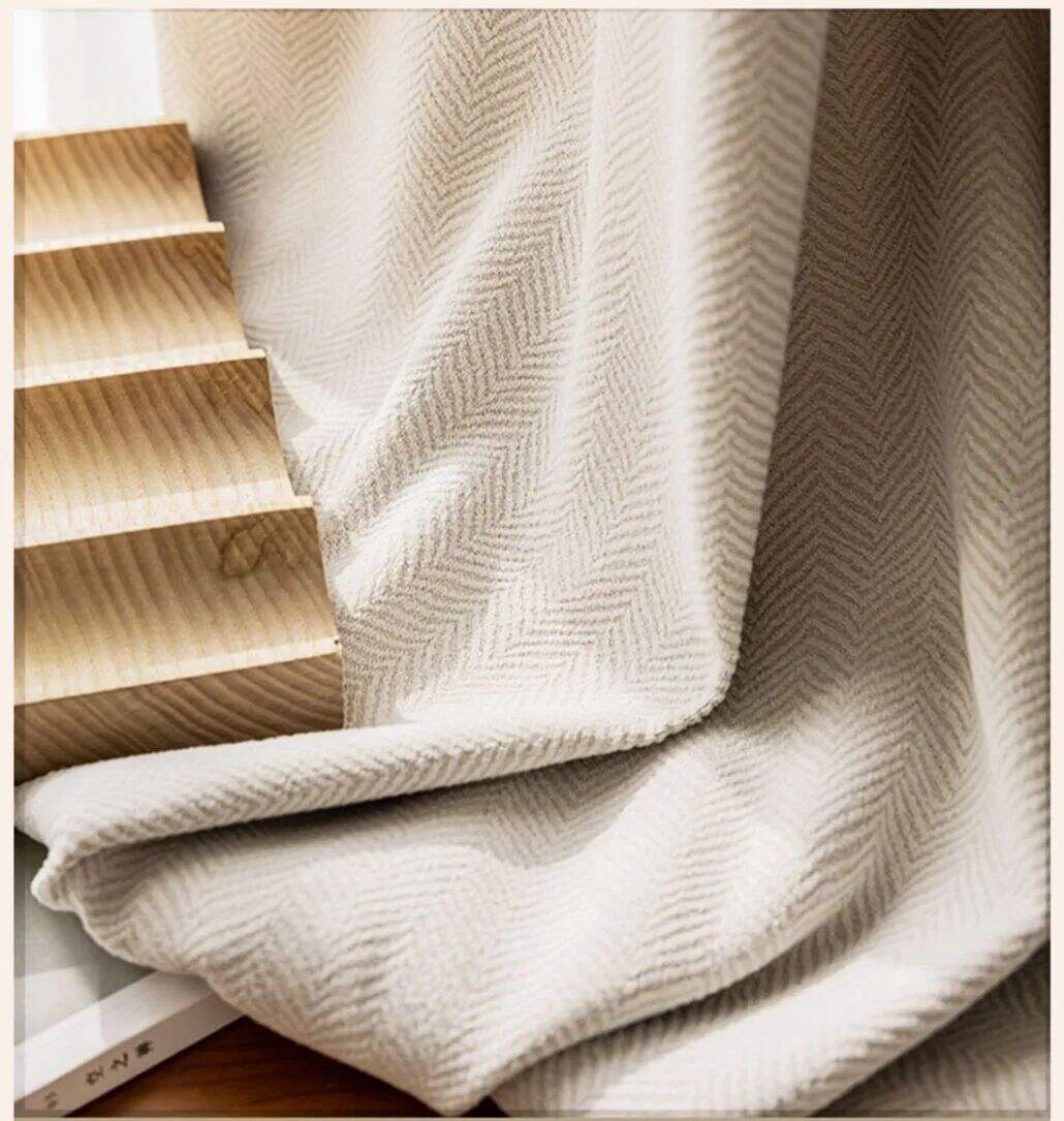 1 Foulola News:RZW Blackout Chenile Curtian Fabric details