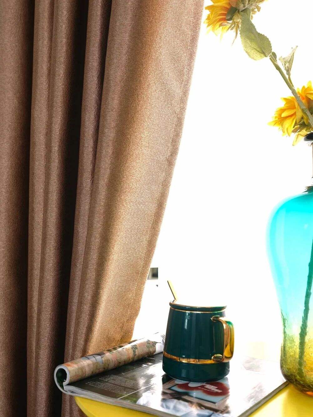 62 Foulola News: 2.8m DY/34# Series, Embossed Linen Style Blackout details