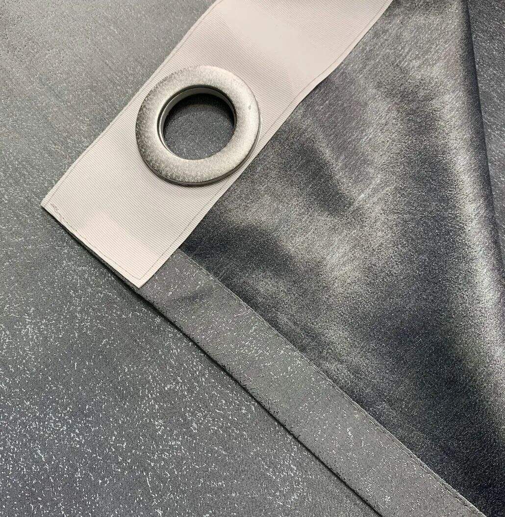Foulola News:8362# 2.8/3.2m Width Blackout Linen Style Curtain details