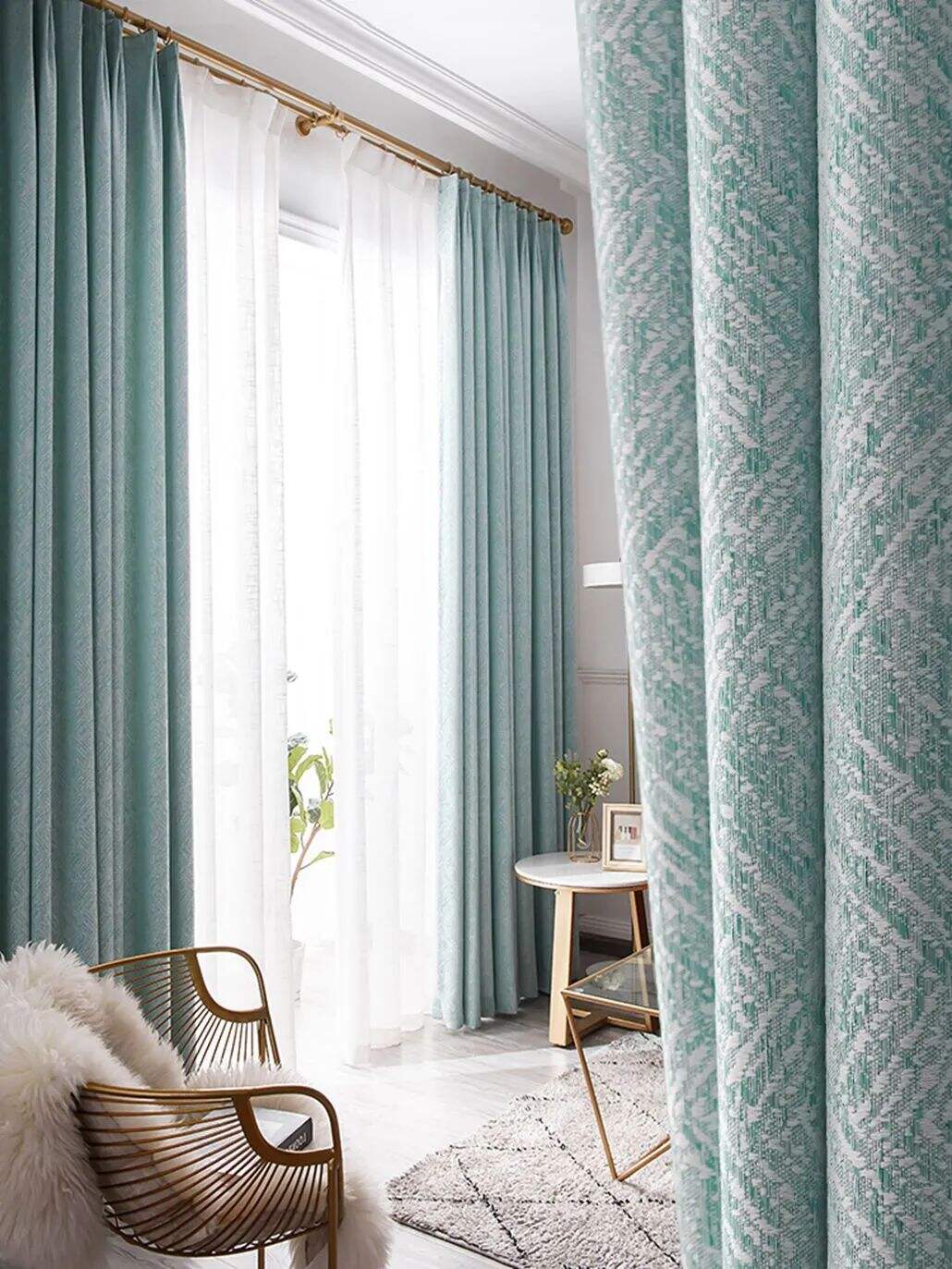 Foulola News: Soft Blackout Jacquard Curtain Fabric ZSMR2018# factory