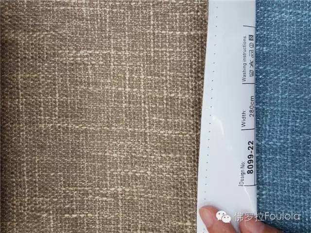 8099 Series Polyester/ Cotton Linen Curtain Fabric manufacture