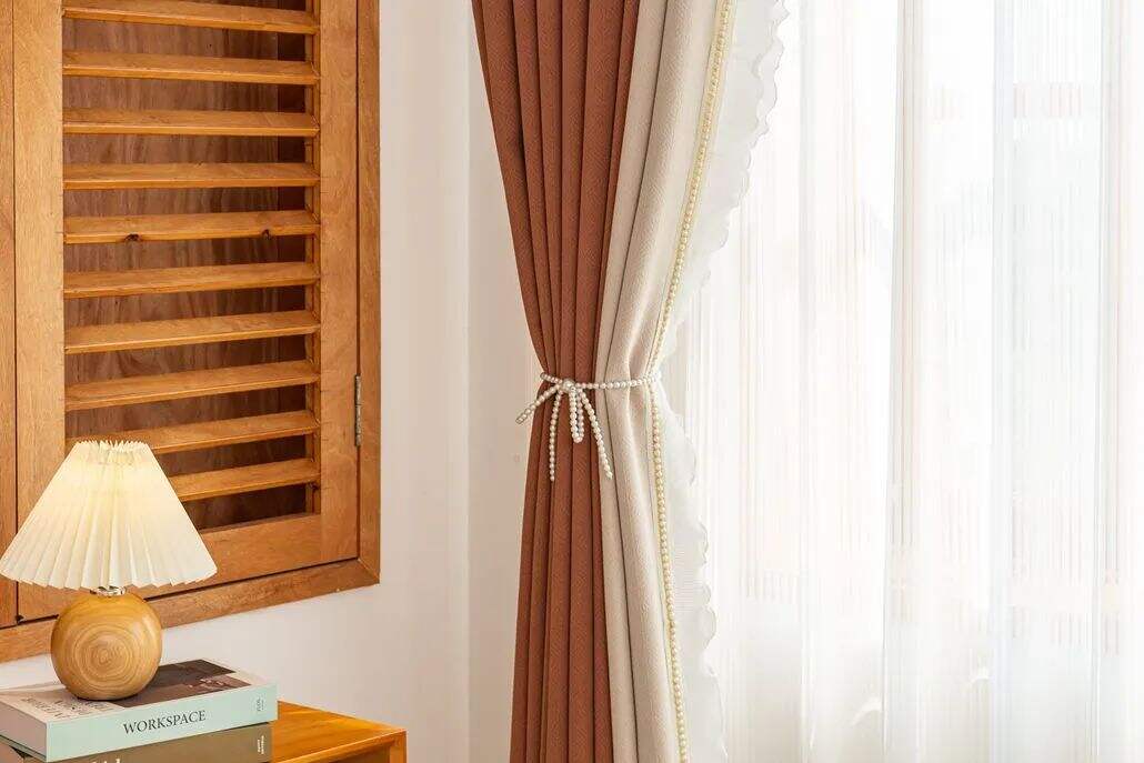 Foulola News:SFL2216# Luxury Jacquard Linen Style Curtain Fabric factory