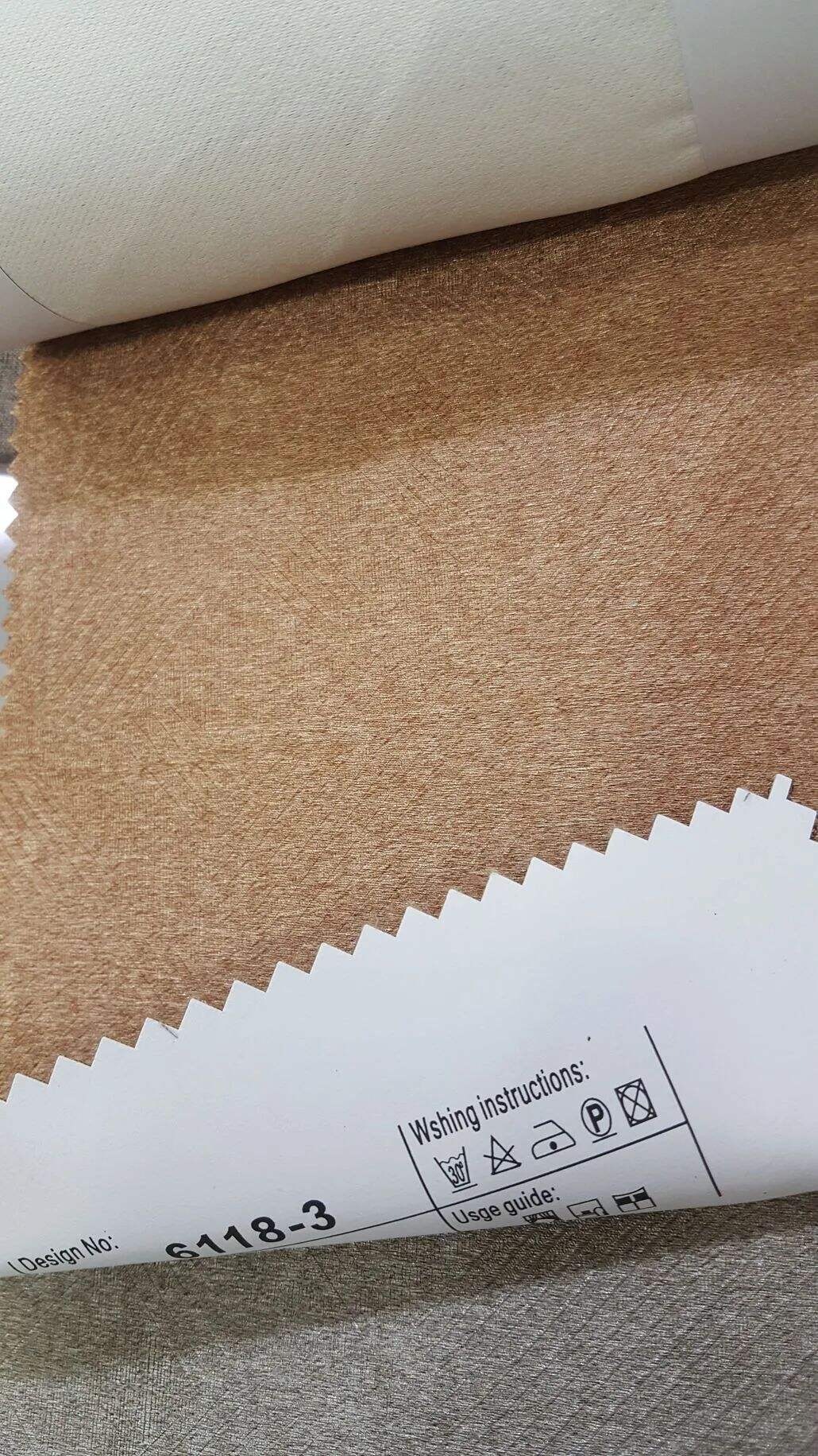 108 Foulola News: 2.8m DY/34# Series, Embossed Linen Style Blackout factory