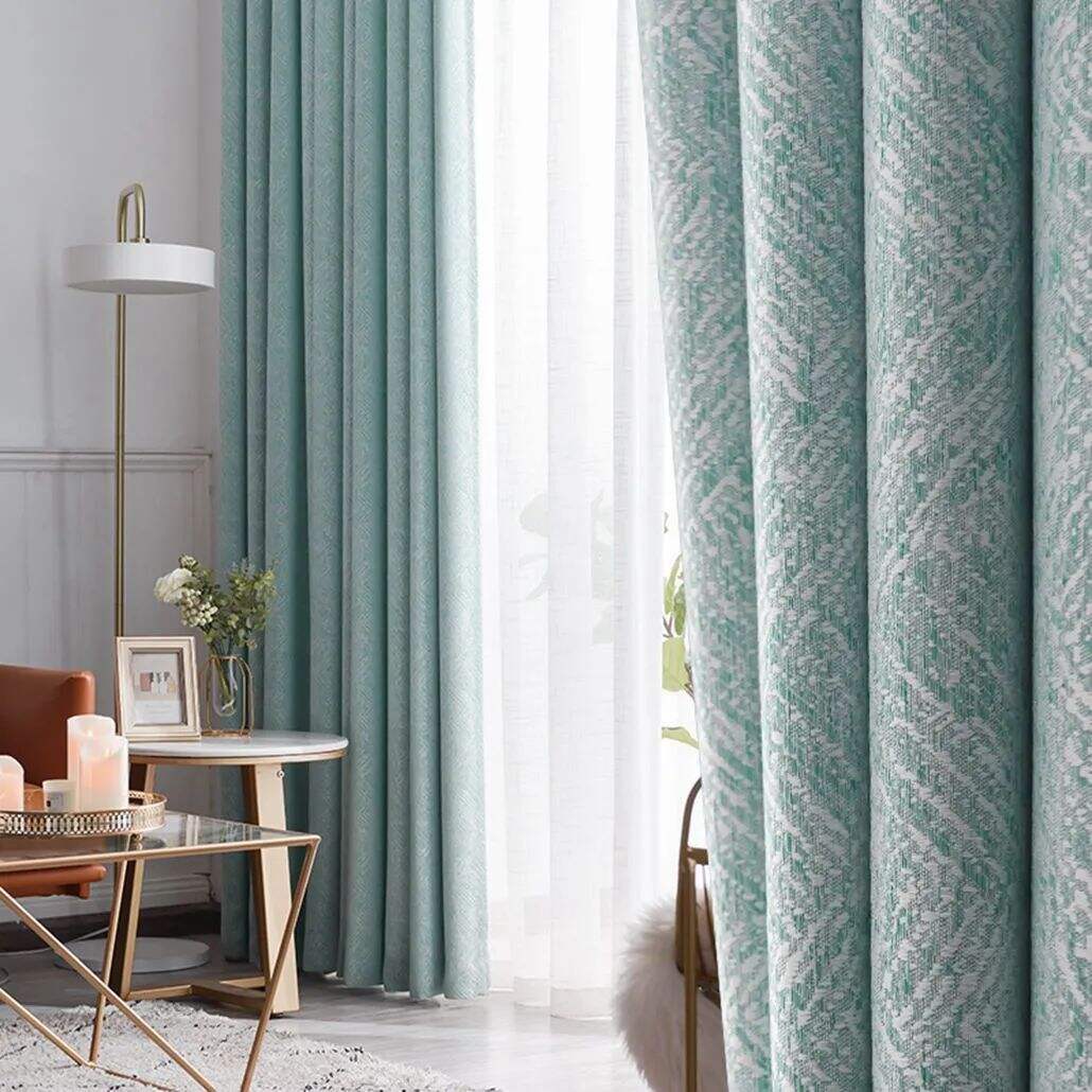 Foulola News: Soft Blackout Jacquard Curtain Fabric ZSMR2018# factory