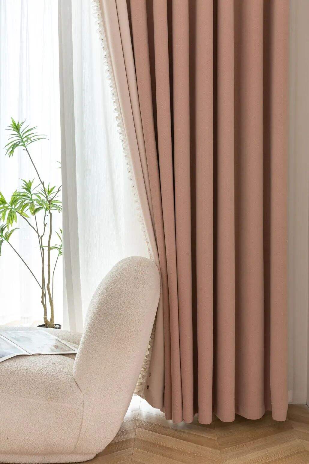 Foulola News:SFL2216# Luxury Jacquard Linen Style Curtain Fabric manufacture