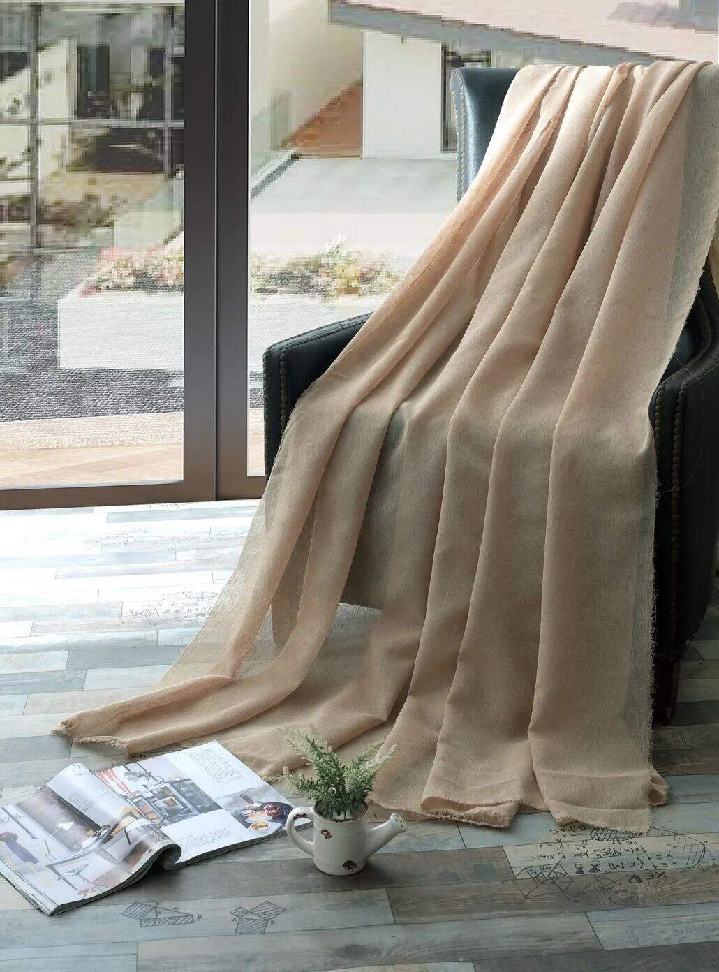 Foulola News: DLM Linen Sheer，6 colors， 3.0m Width manufacture