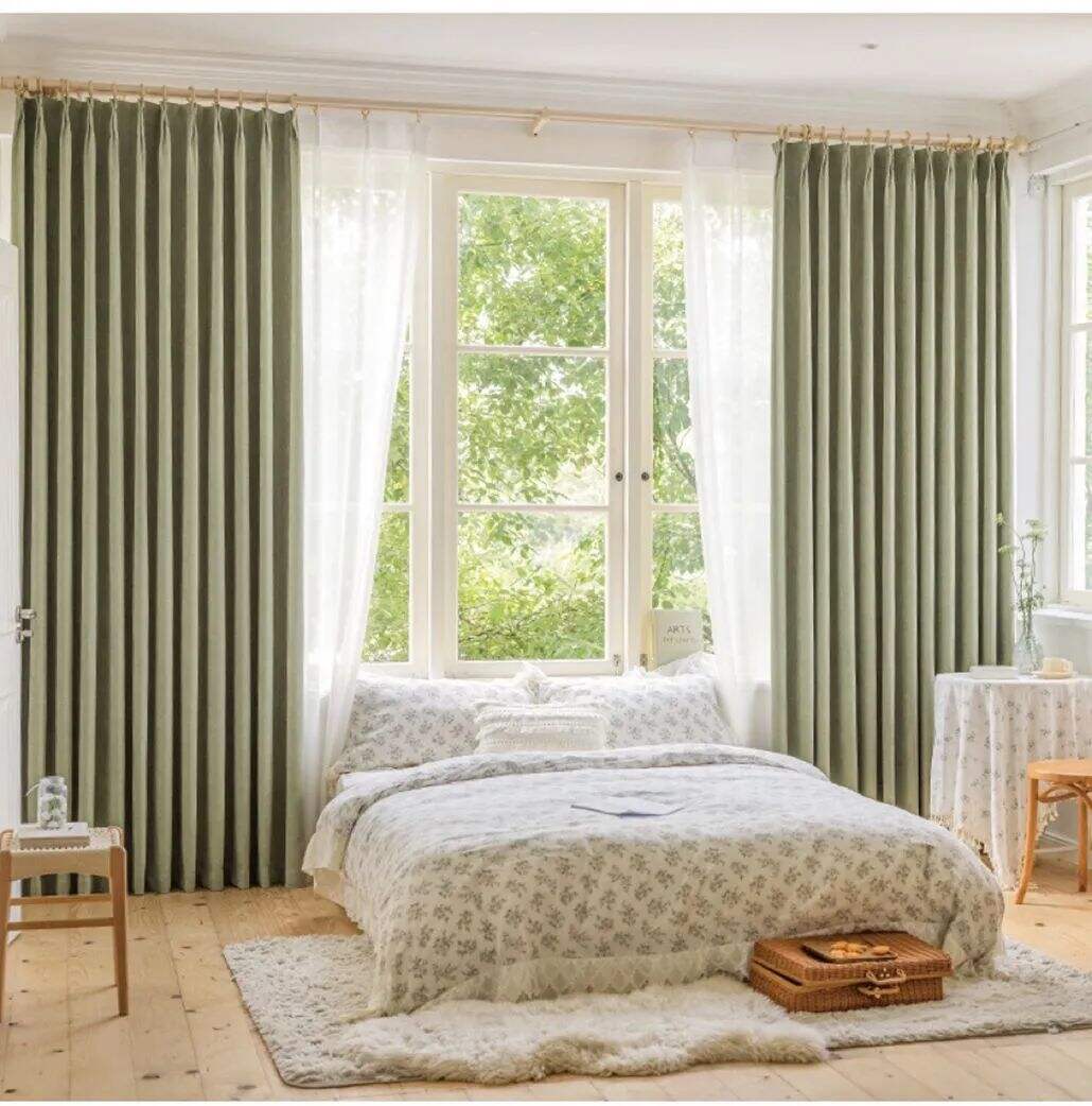 21 Foulola News:RZW Blackout Chenile Curtian Fabric details