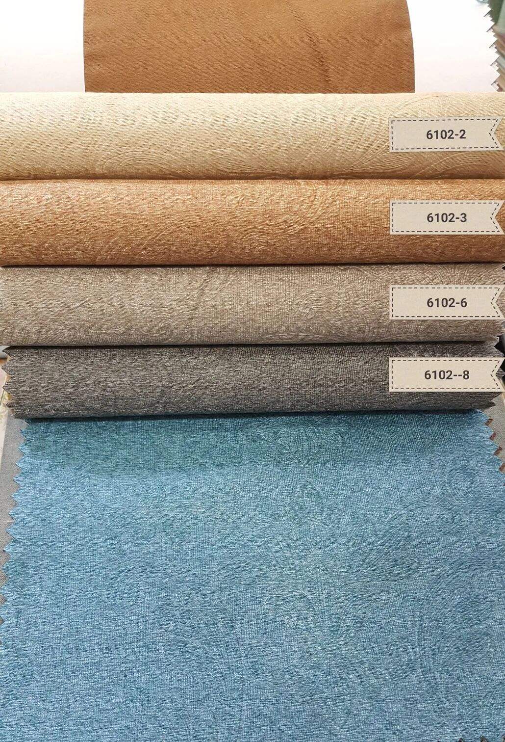 125 Foulola News: 2.8m DY/34# Series, Embossed Linen Style Blackout factory