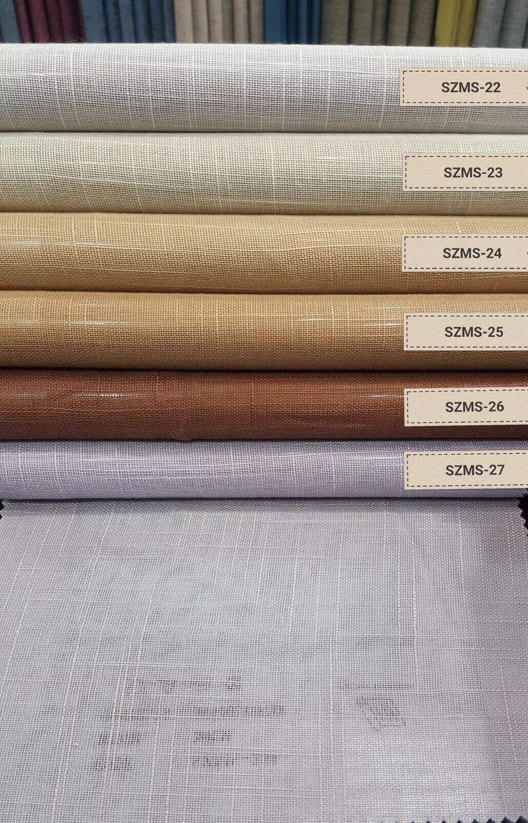 Foulola News: SZMS# Series, Cotton/ Polyester Sheer Curtain supplier
