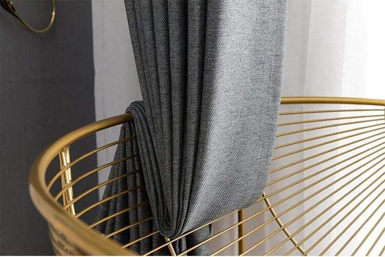 8103 Series Blackout Linen Curtain Fabric, 335gsm, 90% Blackout. manufacture