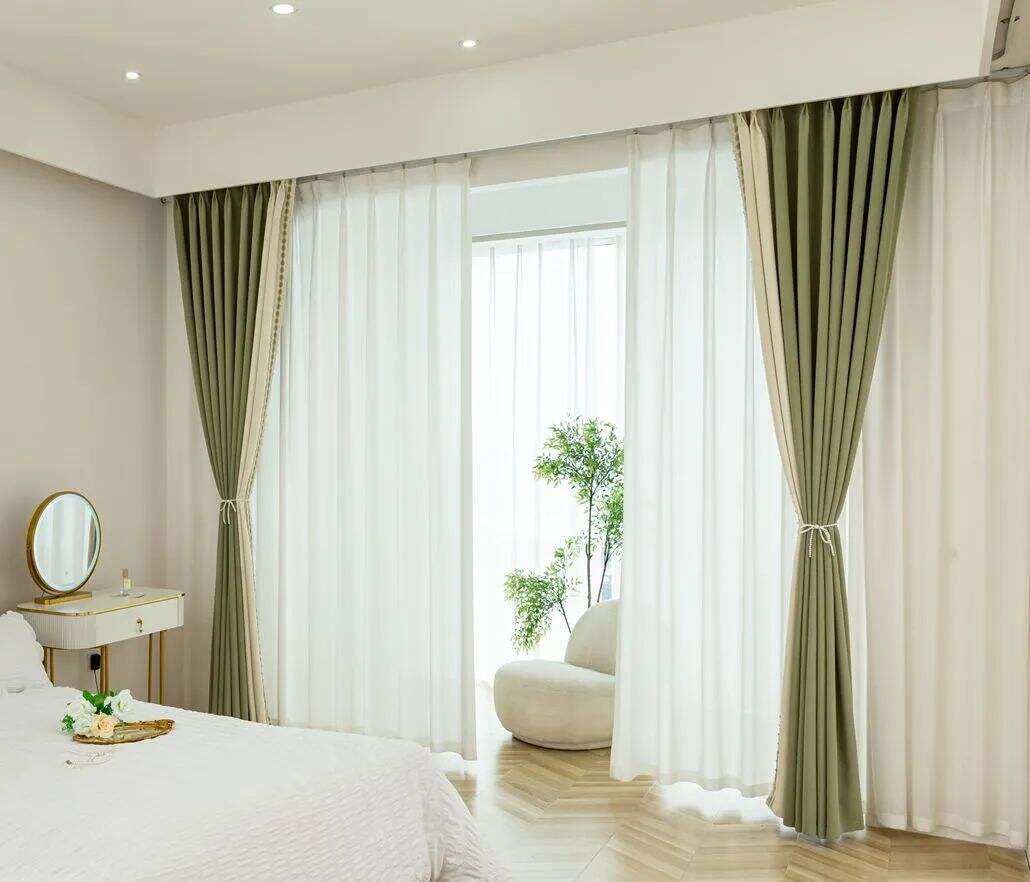 Foulola News:SFL2216# Luxury Jacquard Linen Style Curtain Fabric supplier