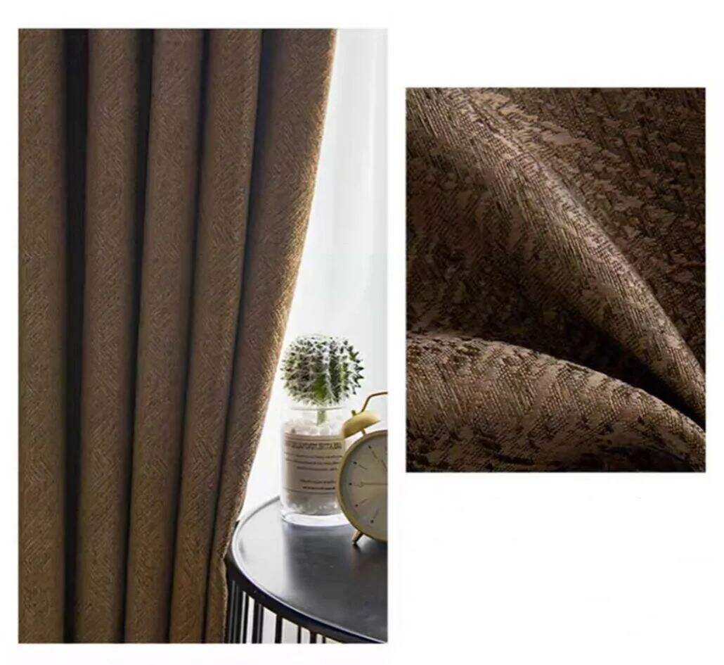 Foulola News: Soft Blackout Jacquard Curtain Fabric ZSMR2018# factory