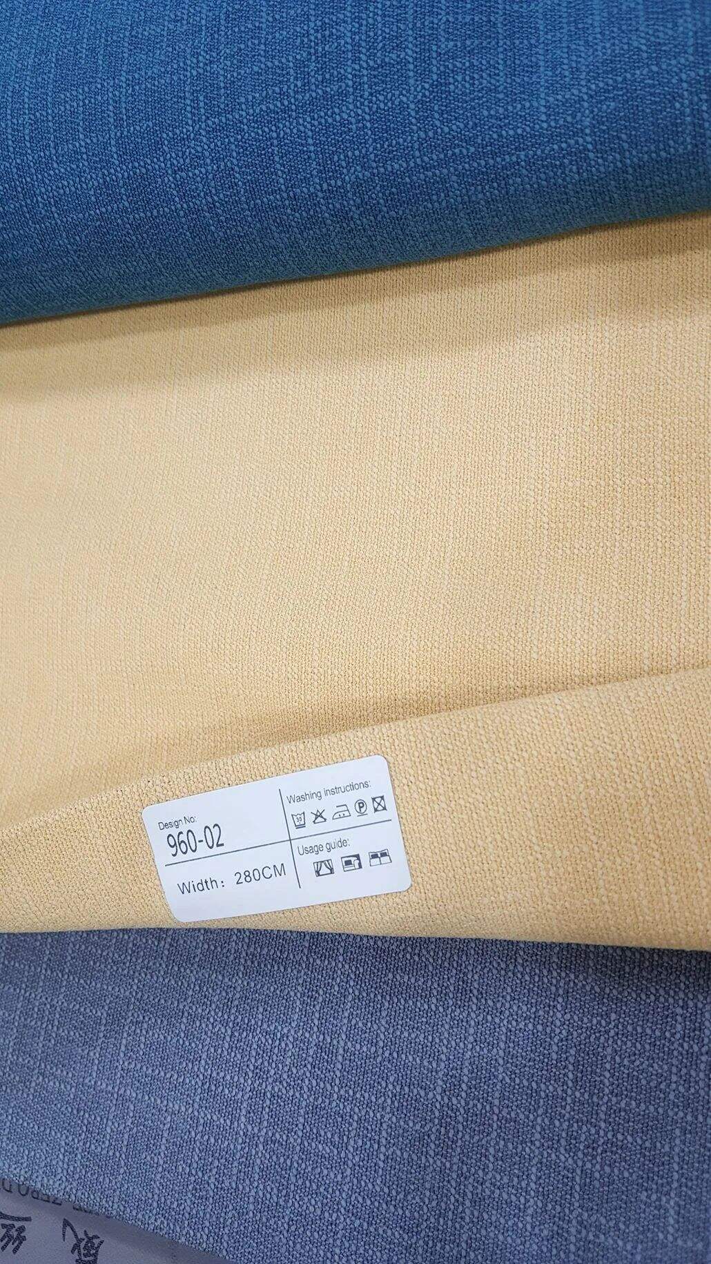 Foulola News:960# Linen Style Blackout manufacture