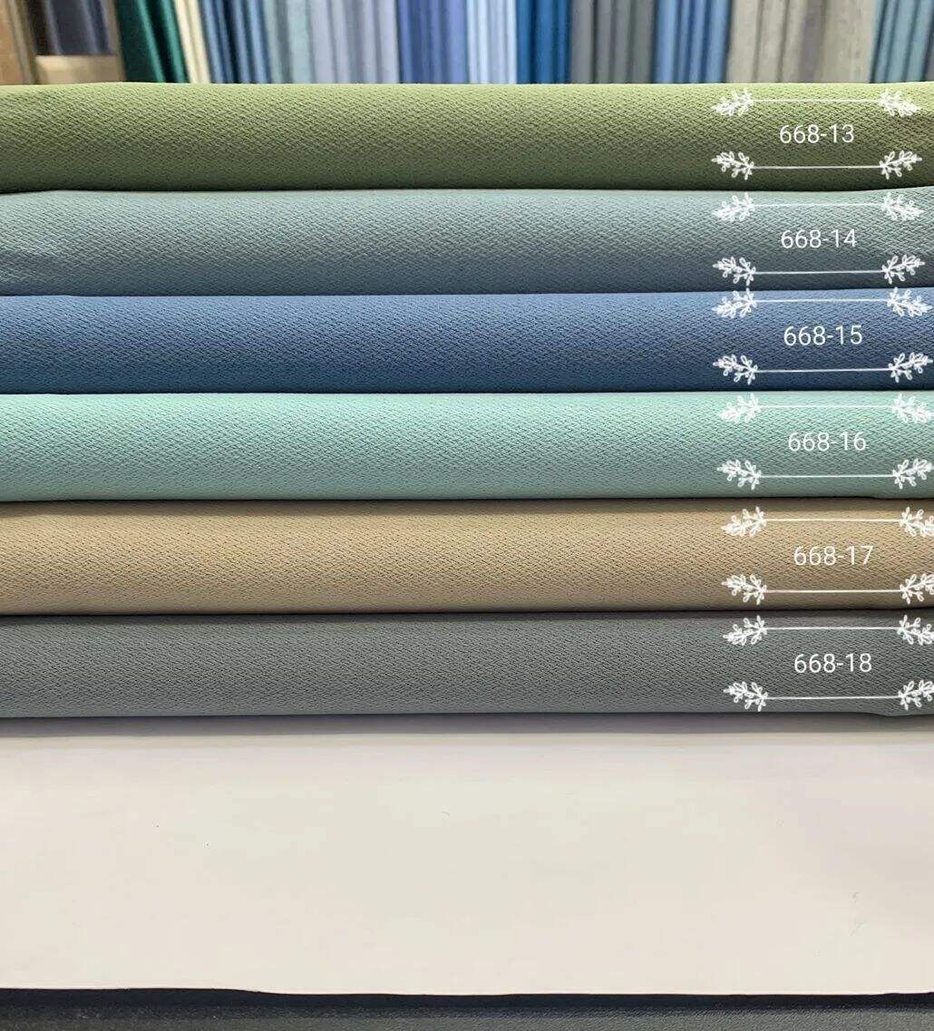 Foulola News:668# 2.8/3.2m Width Blackout Linen Curtain supplier