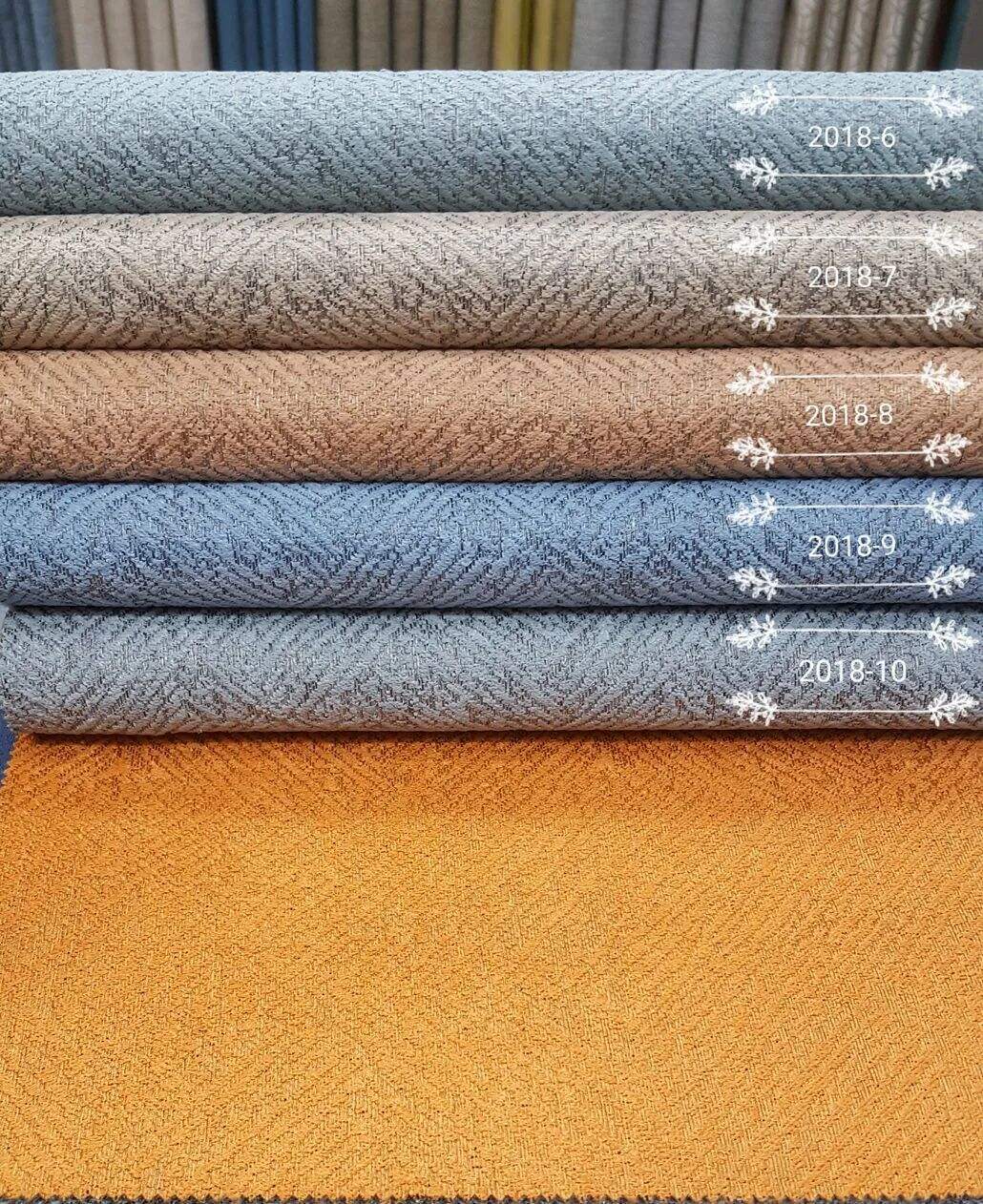 Foulola News: Soft Blackout Jacquard Curtain Fabric ZSMR2018# details