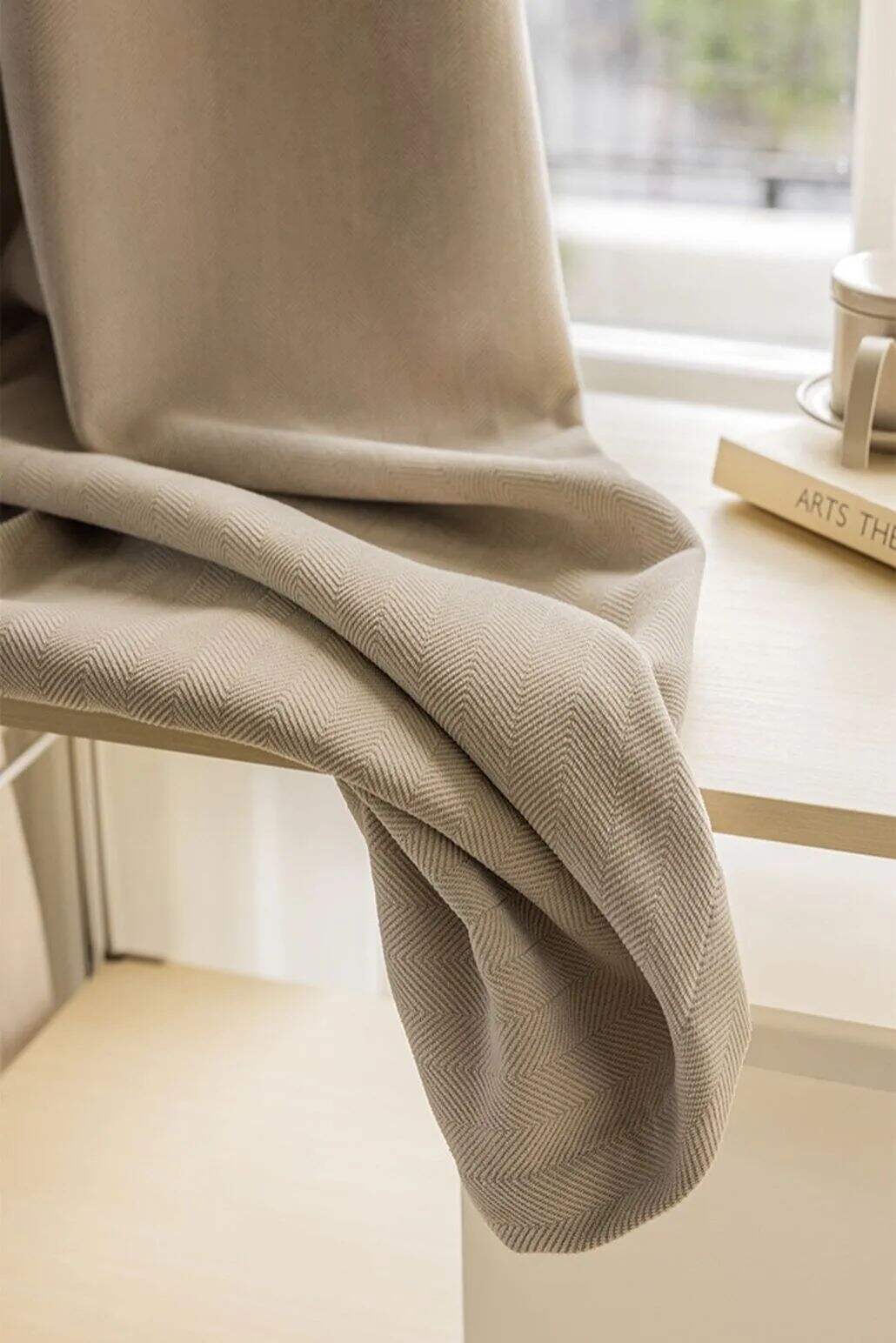 46 Foulola News:RZW Blackout Chenile Curtian Fabric details