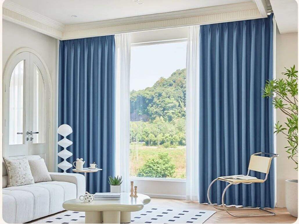 Foulola News: DDM# 2.8/3.2m Width Linen Style Curtain factory