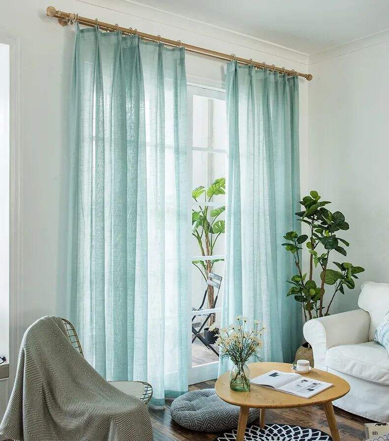 Foulola News: SZMS# Series, Cotton/ Polyester Sheer Curtain supplier