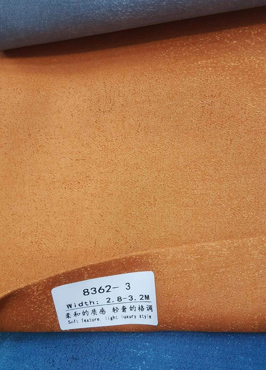 Foulola News:8362# 2.8/3.2m Width Blackout Linen Style Curtain details