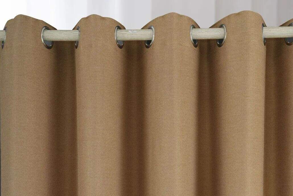8103 Series Blackout Linen Curtain Fabric, 335gsm, 90% Blackout. details