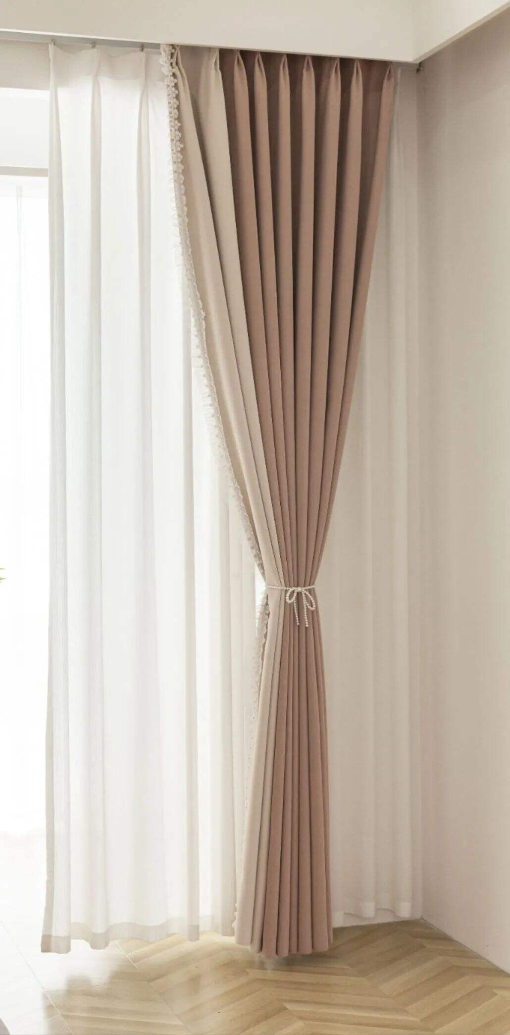 Foulola News:SFL2216# Luxury Jacquard Linen Style Curtain Fabric manufacture
