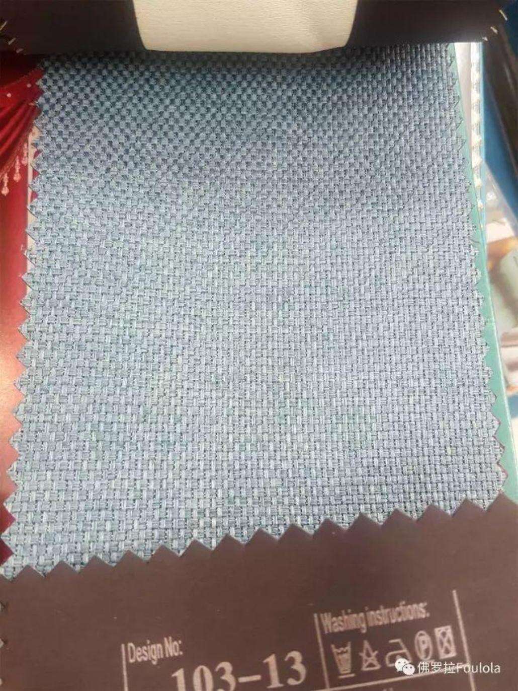 8103 Series Blackout Linen Curtain Fabric, 335gsm, 90% Blackout. supplier