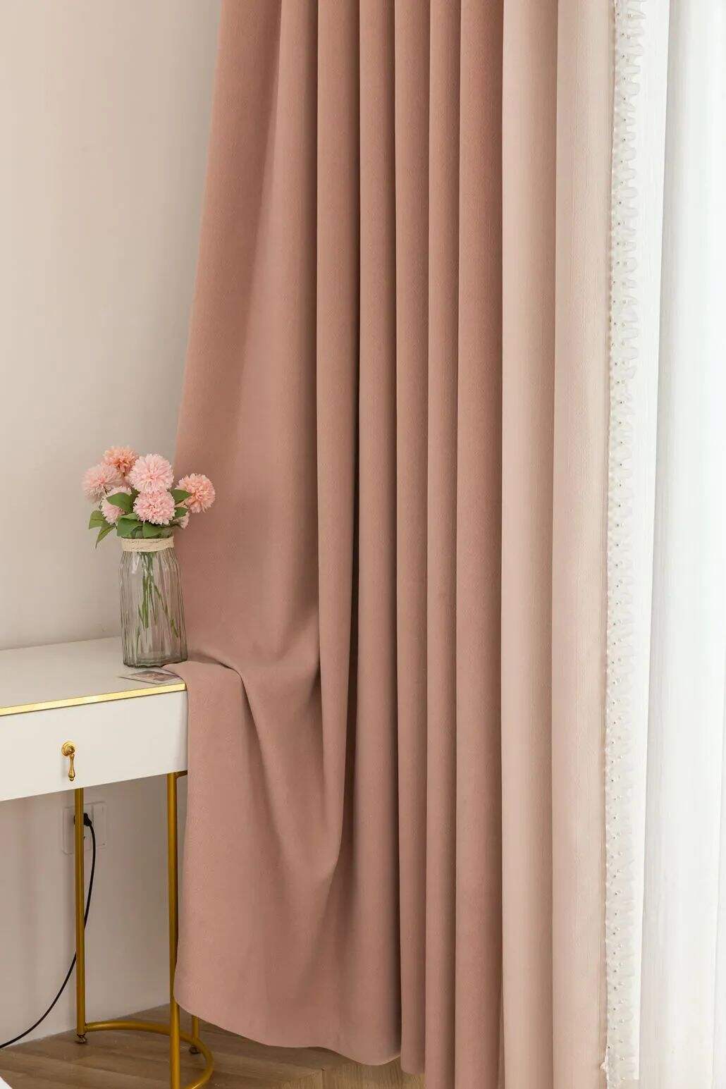 Foulola News:SFL2216# Luxury Jacquard Linen Style Curtain Fabric manufacture