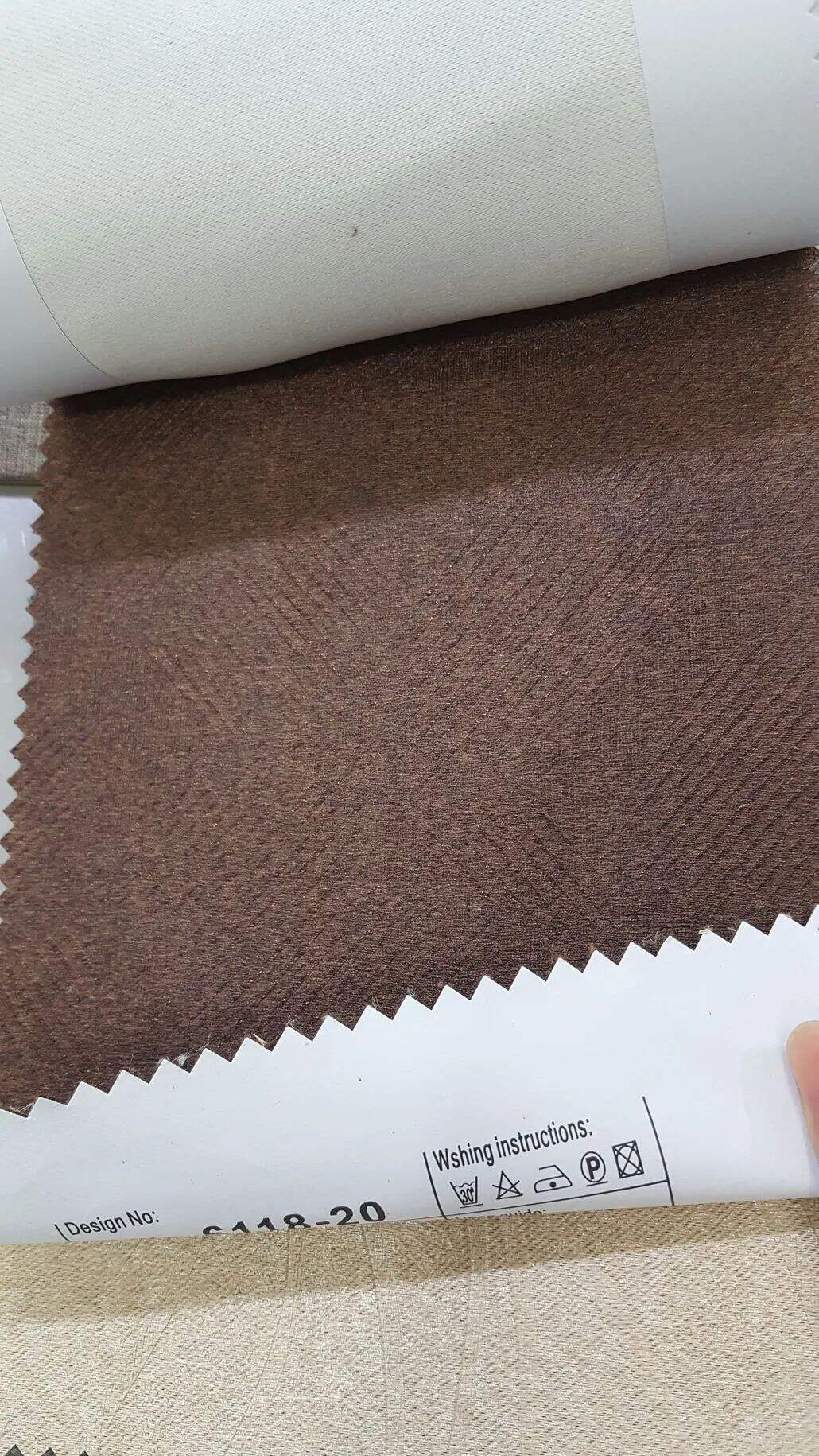 114 Foulola News: 2.8m DY/34# Series, Embossed Linen Style Blackout supplier
