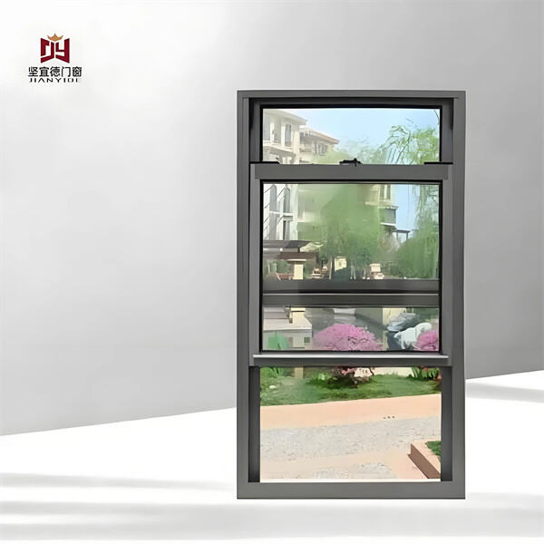 Durable and low-maintenance gray uPVC windows for long-lasting beauty.