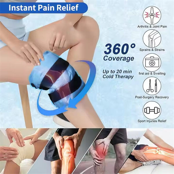 Instant relief for knee pain with our cold knee wrap
