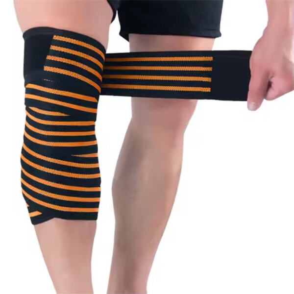 Keep your knee protected and comfortable with an elastic bandage wrap