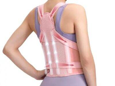 姿勢矯正ベルトの背面パネルが圧力分布に与える影響