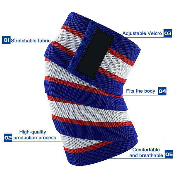 Prevent injury and enhance performance with snug-fitting knee wraps