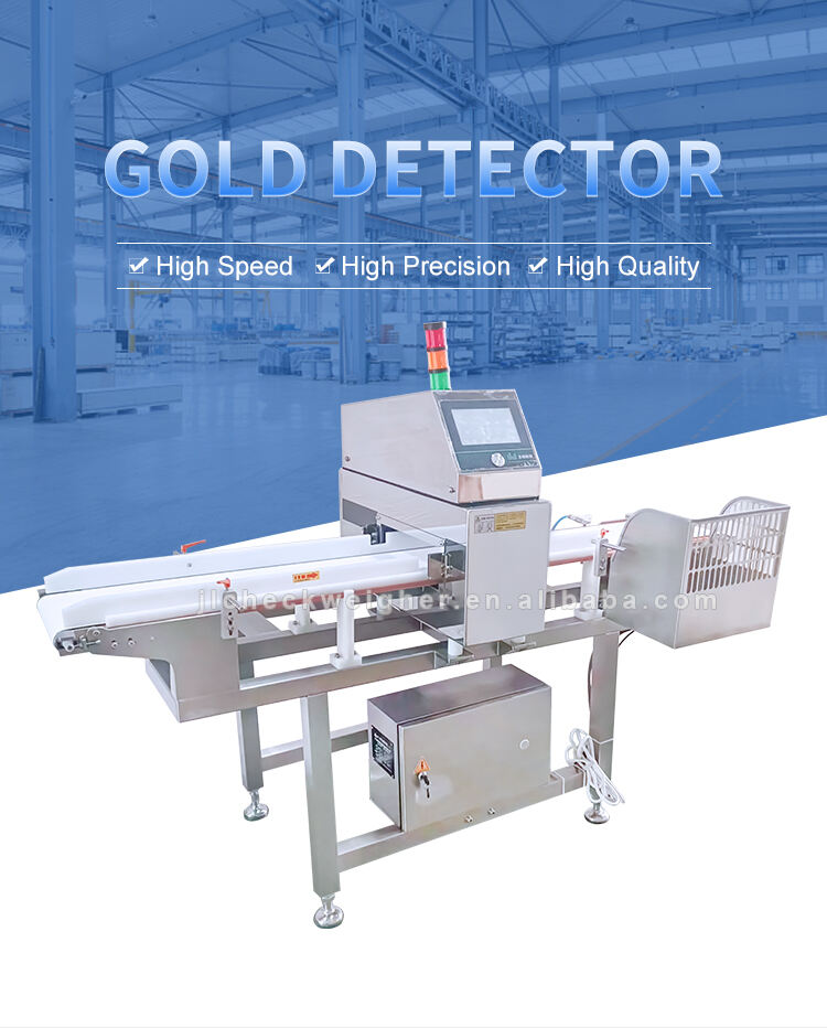 High sensitivity online sorting industrial food security detection conveyor machine metal detector and check weigher factory