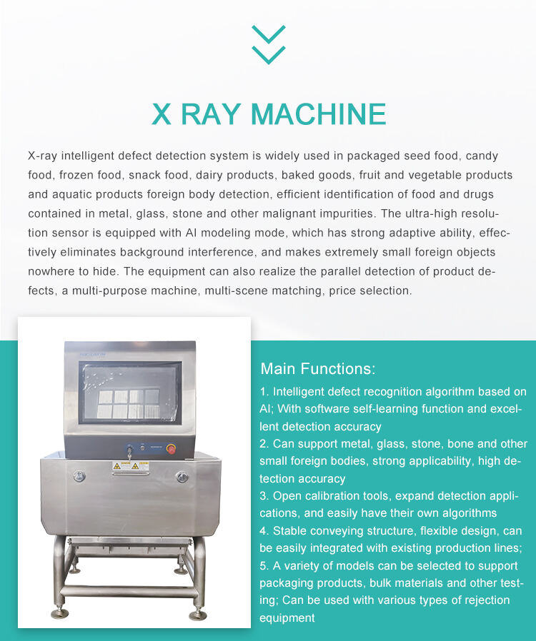 2023 New inspection X Ray detector for bulk food Industry details
