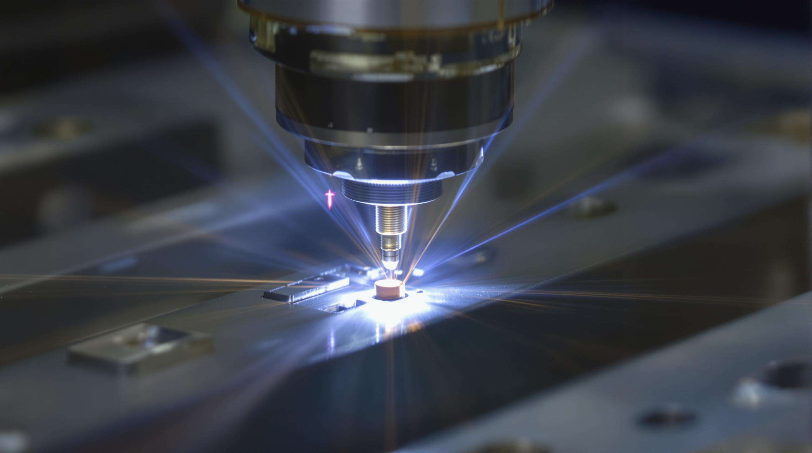 Laser welder performing micro-precise welding of small metal parts with minimal heat effect