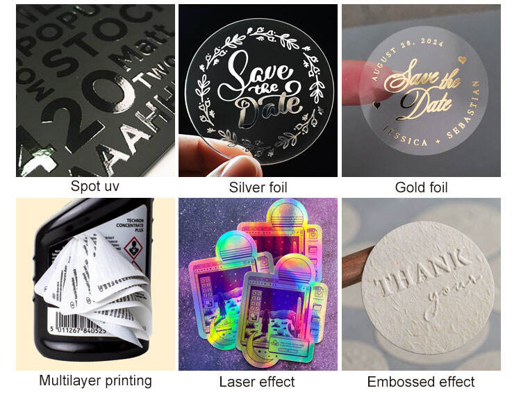 product private product labels maker sticky vinyl round scratch resistant sticker hot stamping custom colorful printing logo label-11