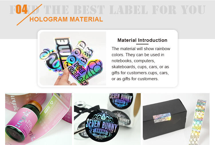 custom shape roll product low temperature resistance sticker ice cream container labels manufacturer manufacture