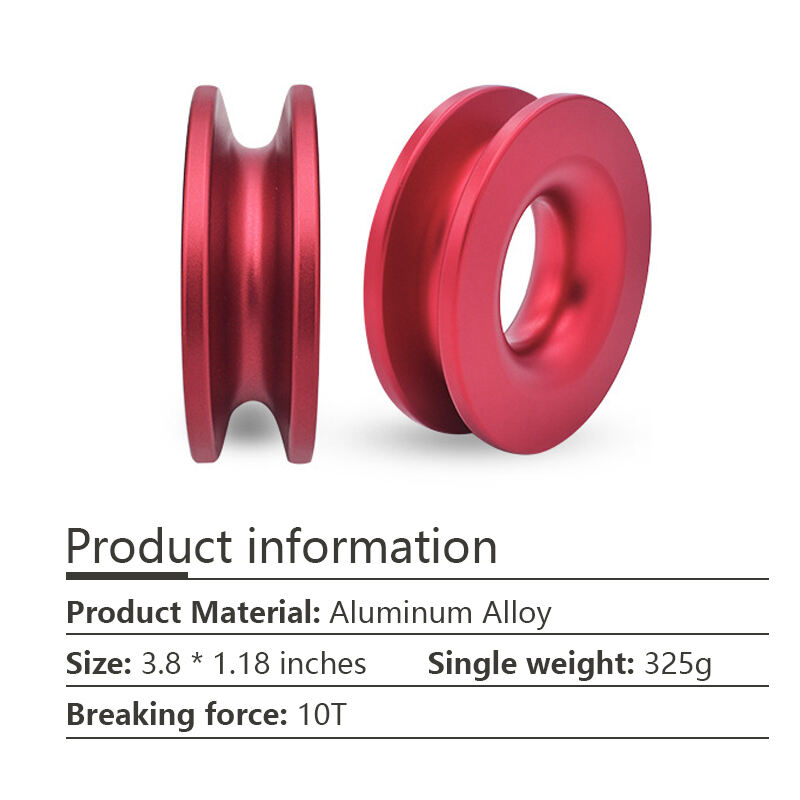 41000LBS Aluminum Alloy Recovery Snatch Ring Block SUV Jeep Truck 3/8\" 1/2\" Towing Ropes Kit Trailer Parts & Accessories supplier