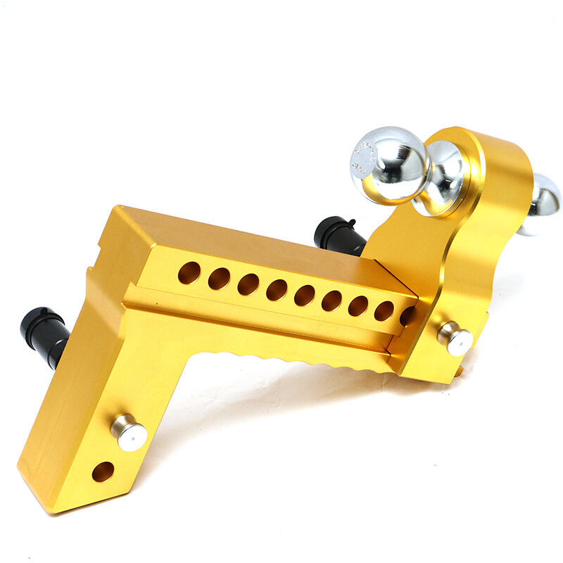 Adjustable Aluminum Alloy 2.5 - 10 Inch Towing Trailer Coupler Tow Hitch Ball Mount Receiver for Towing supplier