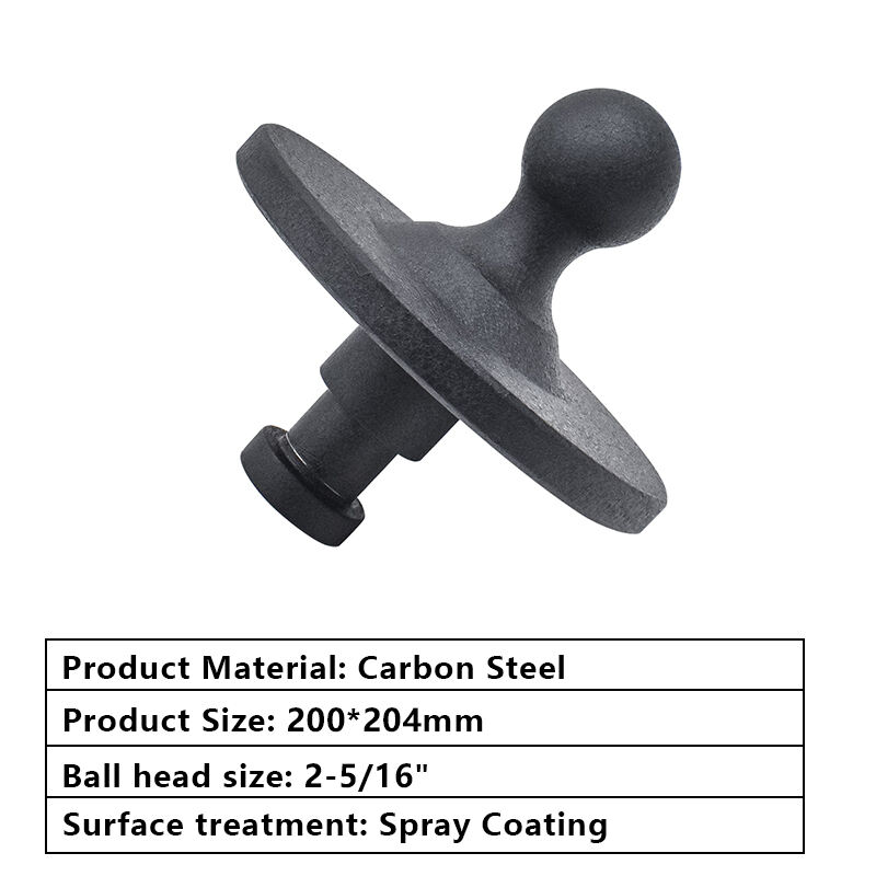Wheel Gooseneck Ball Hitch Adapter 2-5/16'' Kingpin to Towing Fit for Tractor Trailer Fifth Wheels manufacture