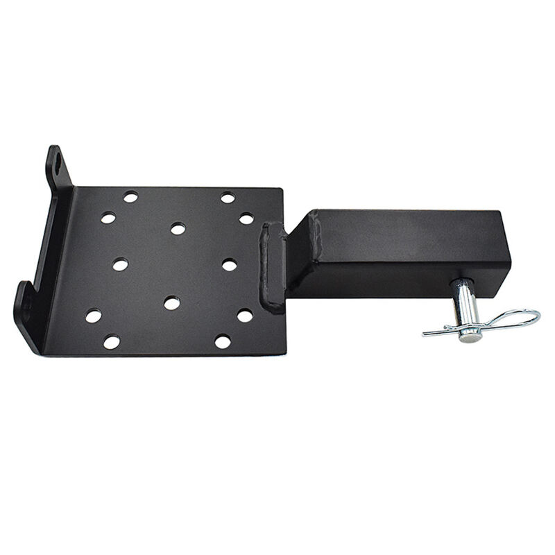 Heavy Duty Steel Receiver Trailer Hitch Winch Mount Plate for ATV UTV Cradle Mounting Bracket factory