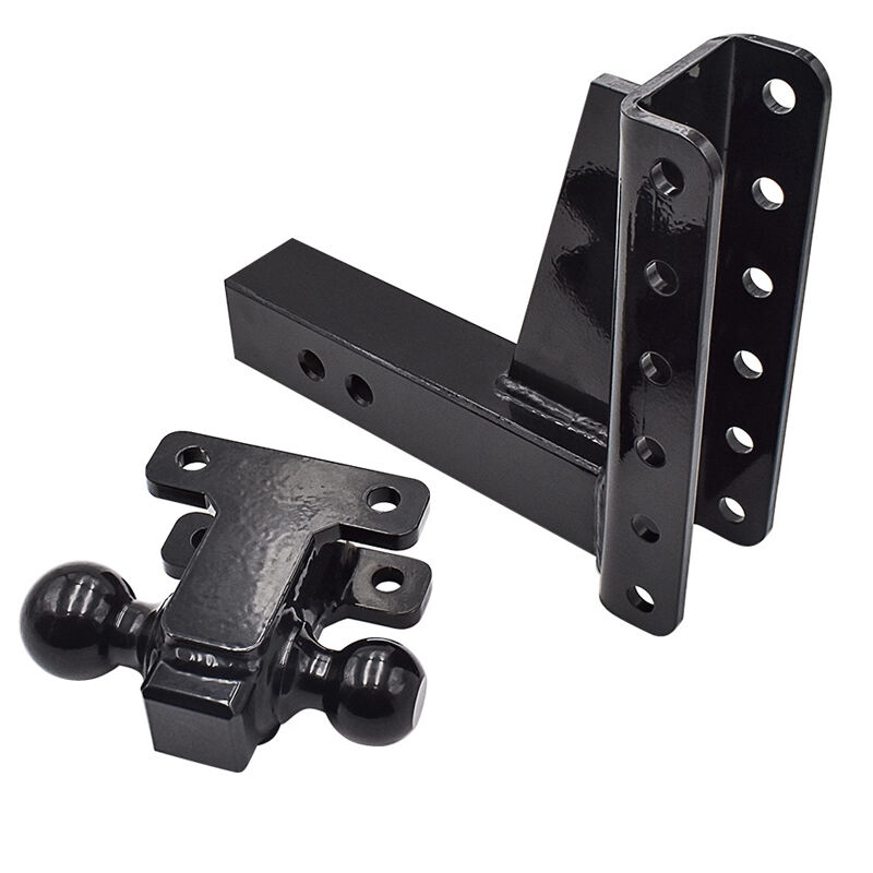 Carbon Steel Adjustable Drawbar 14000 LBS Trailer Hitch Ball Mount 2-Inch Receiver 6-Inch Drop for RV Towing supplier
