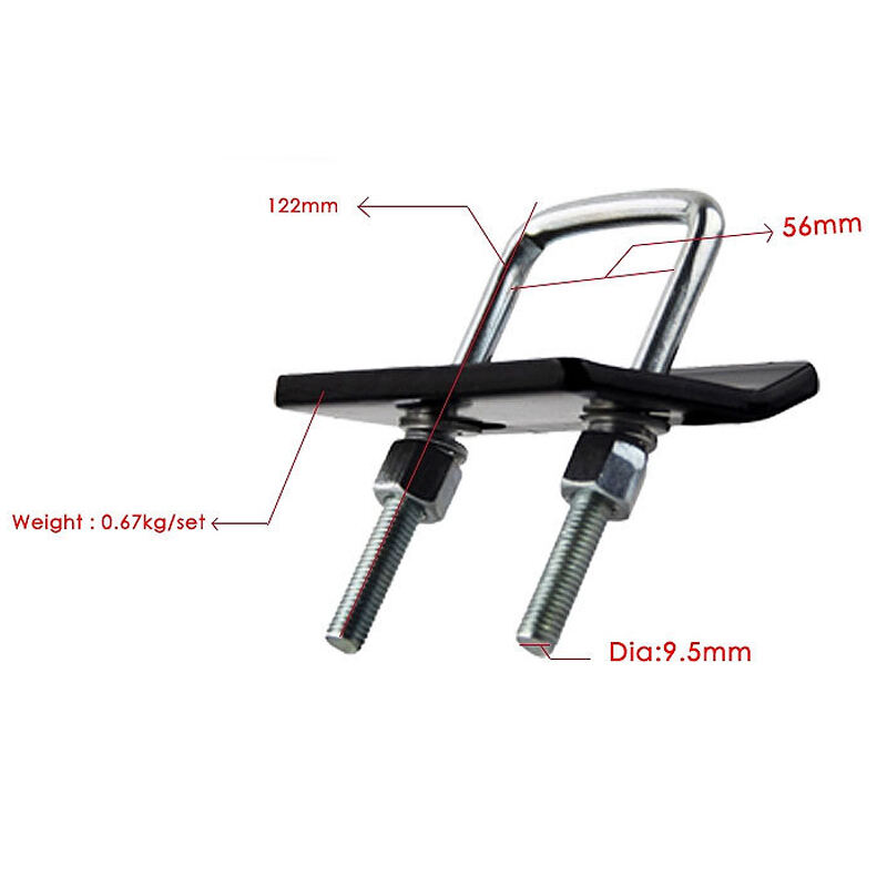 Heavy Duty Steel Trailer Hitches Tightener Anti-Rattle Stabilizer Hitch Cover Tow Hook Compatible 2\" Hitches Carbon Steel supplier