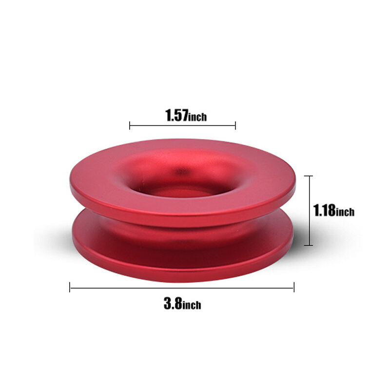 41000LBS Aluminum Alloy Recovery Snatch Ring Block SUV Jeep Truck 3/8\" 1/2\" Towing Ropes Kit Trailer Parts & Accessories factory