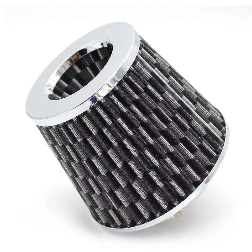 High-Flow Car Performance Sport Air Filter with Cone Modification Aluminum Inlet Car Air Intake Tube Filter manufacture